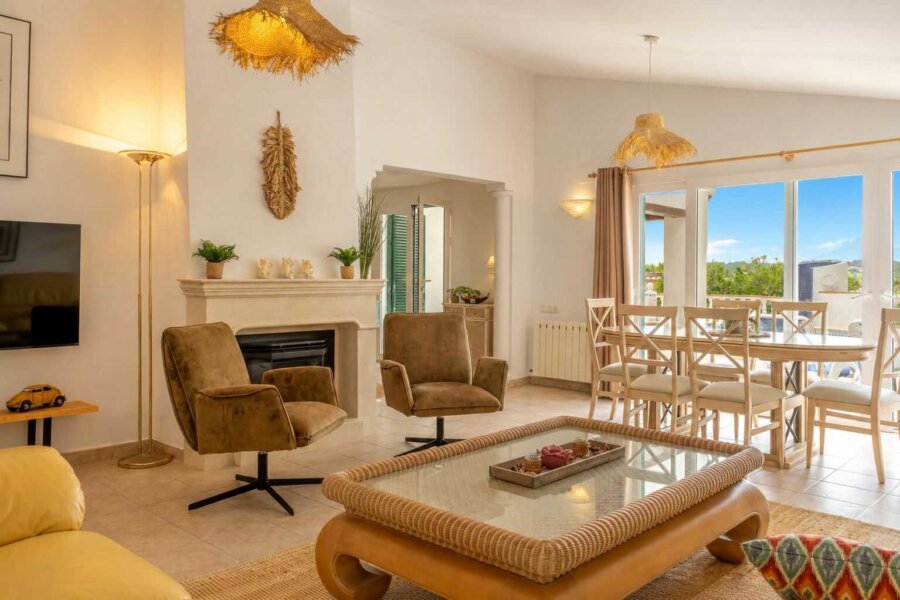 Salon de la Casa Naranja à Moraira